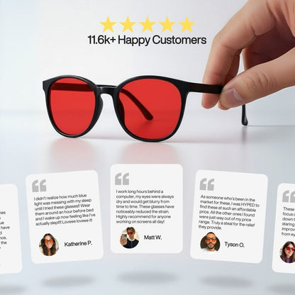 Flow® | Unisex Red Lens Blue Light Glasses