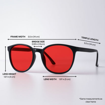 Flow® | Unisex Red Lens Blue Light Glasses